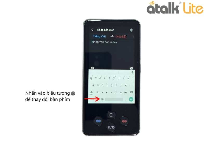 Chọn Biểu Tượng Quả Địa Cầu Trên Bàn Phím Để Thay Đổi Ngôn Ngữ Chọn Biểu Tượng Quả Địa Cầu Trên Bàn Phím Để Thay Đổi Ngôn Ngữ